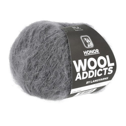 Lang Yarns WoolAddicts Honor mellemgrå [0005]