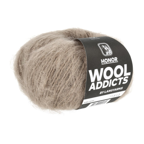 Lang Yarns WoolAddicts Honor lys brun [0039]