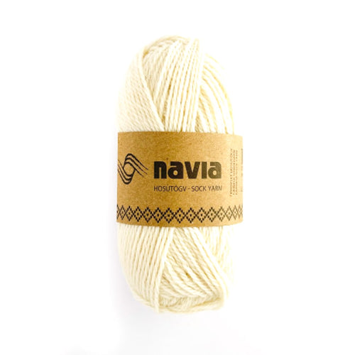 Navia Sokkegarn hvid [501]