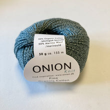Indlæs billede til gallerivisning Onion Knit Fino Organic Cotton+Merino Wool jadegrøn [537]
