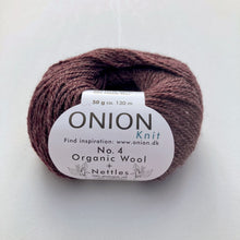 Indlæs billede til gallerivisning Onion No.4 Organic Wool+Nettles sort oliven [838]
