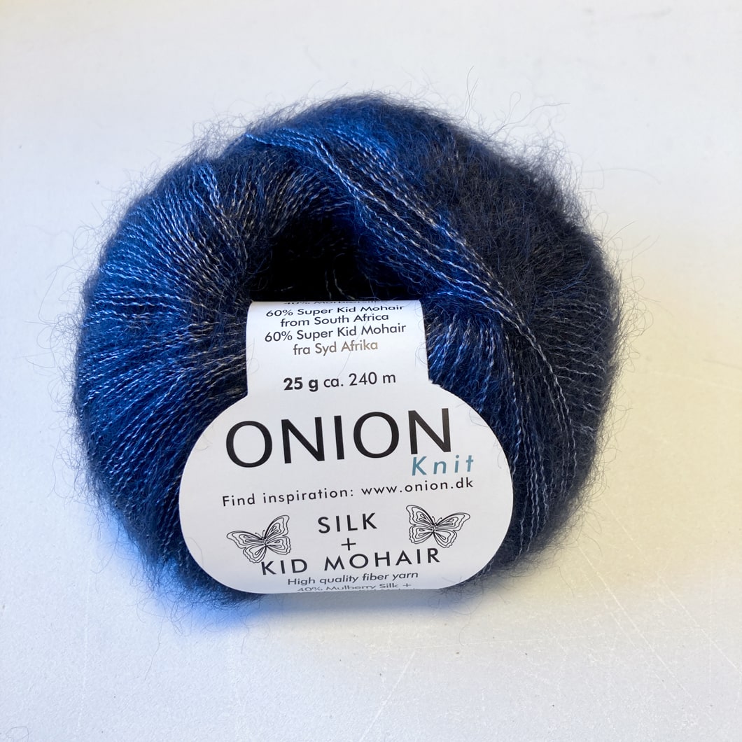 Onion Knit Silk+Kid Mohair mørk grå [3003]