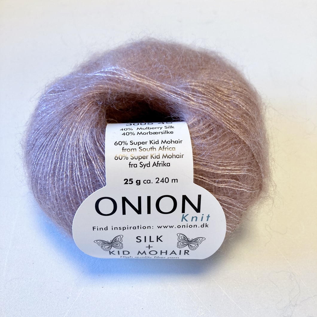 Onion Knit Silk+Kid Mohair douce rosa [3005]