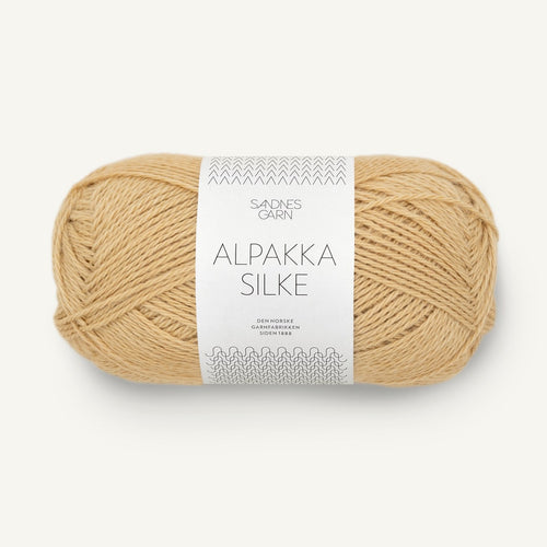 Sandnes Garn Alpakka Silke strågul [2113]