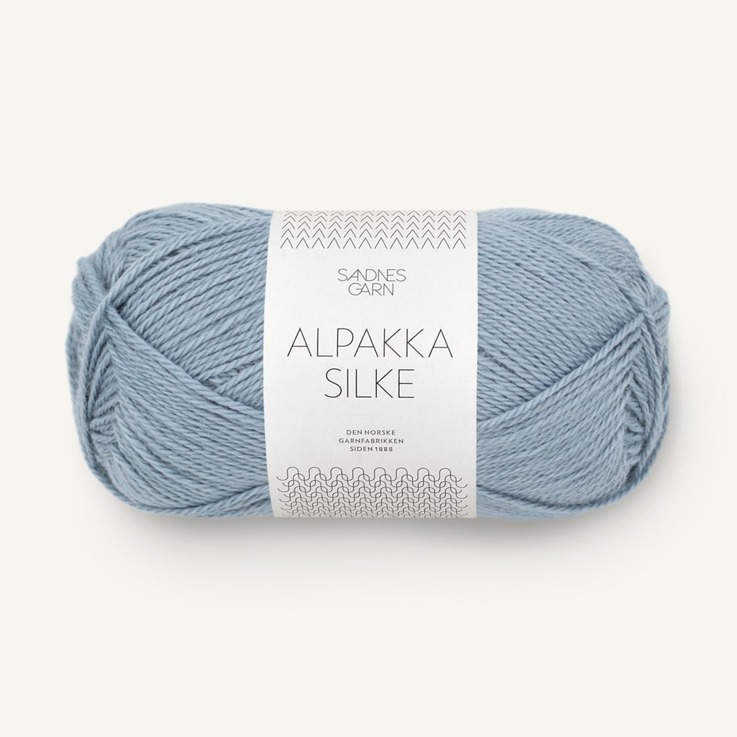 Sandnes Garn Alpakka Silke støvet blå [6041]