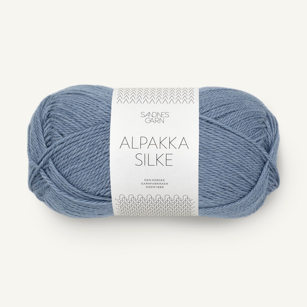 Sandnes Garn Alpakka Silke jeansblå [6052]