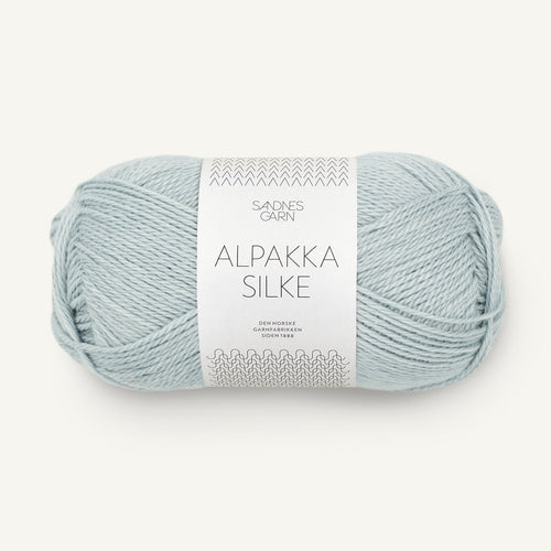 Sandnes Garn Alpakka Silke lys gråblå [7521]