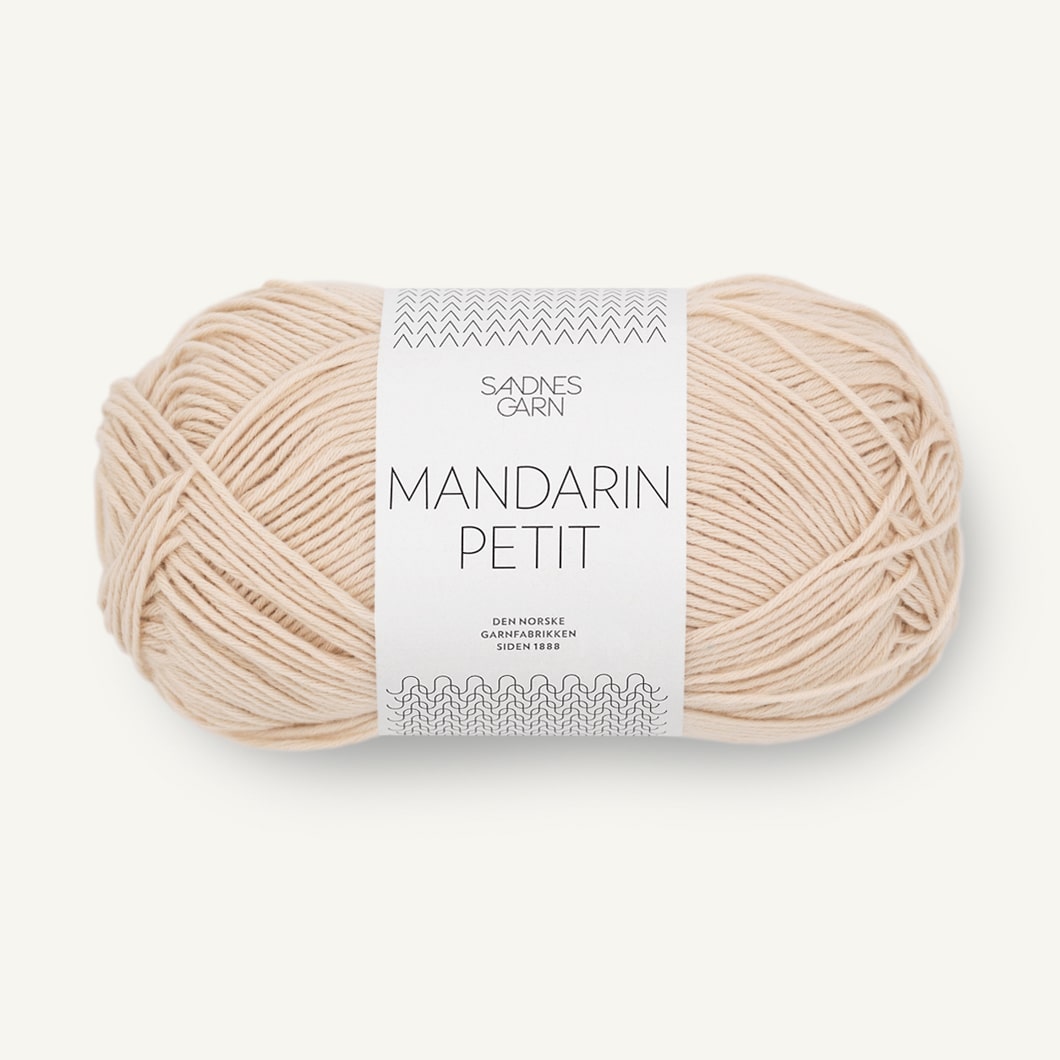 Sandnes Garn Mandarin Petit mandelhvid [3011]