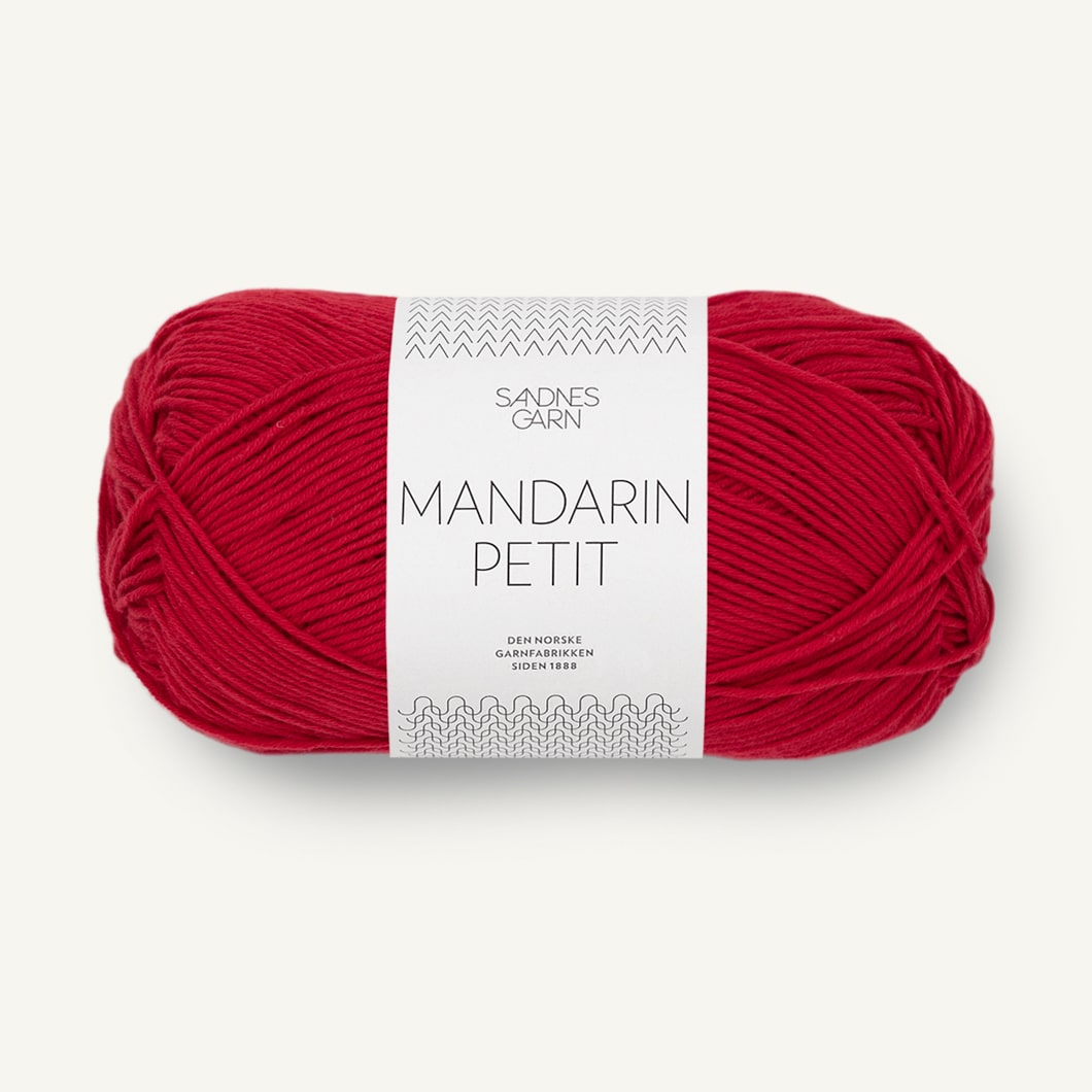 Sandnes Garn Mandarin Petit mørk rød [4418]