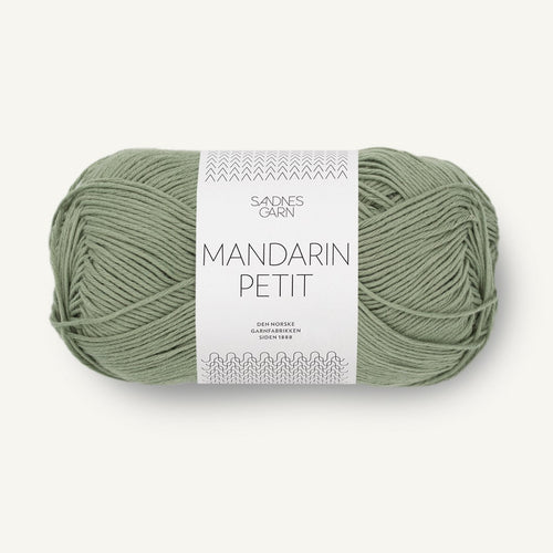 Sandnes Garn Mandarin Petit støvet lys grøn [9041]