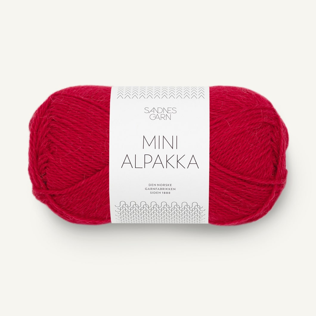 Sandnes Garn Mini Alpakka rød [4219]