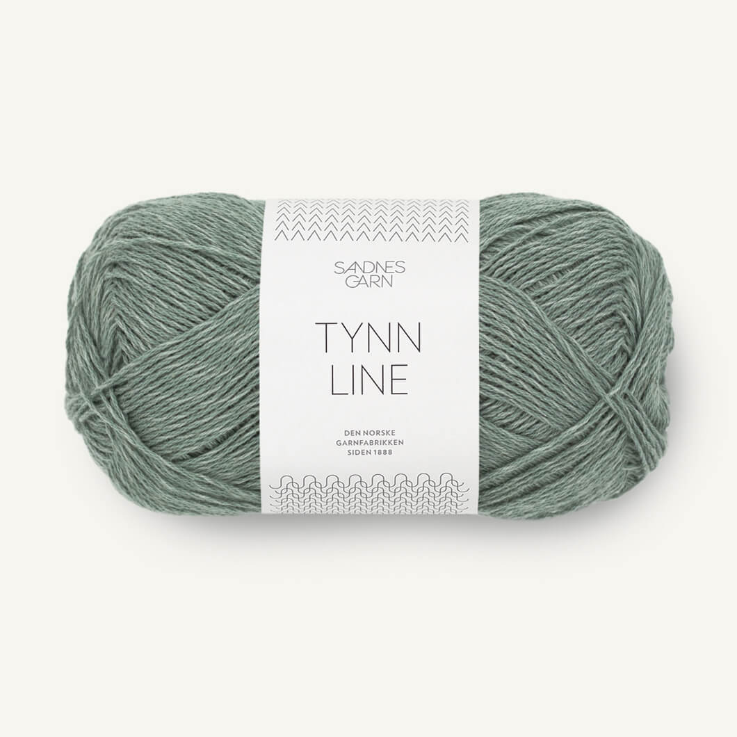 Sandnes Garn Tynn Line grøn [8561]