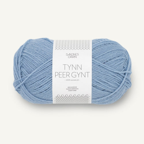 Sandnes Garn Tynn Peer Gynt blå hortensia [6032]
