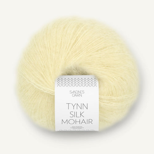 Sandnes Garn Tynn Silk Mohair lys gul [2101]
