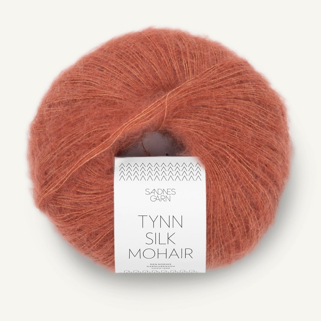Sandnes Garn Tynn Silk Mohair lys kobberbrun [3535]