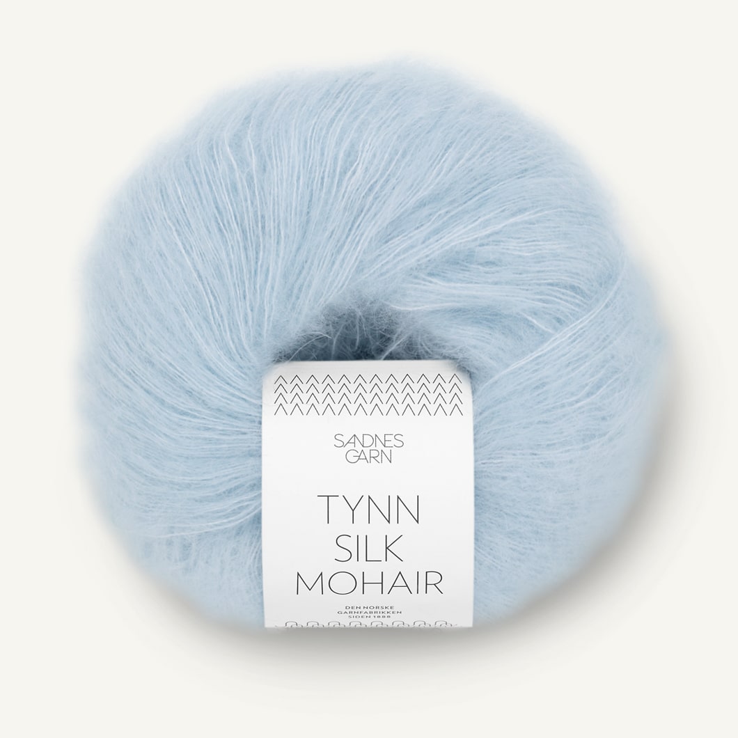 Sandnes Garn Tynn Silk Mohair lys blå [6012]