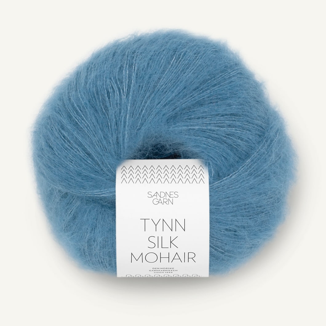 Sandnes Garn Tynn Silk Mohair mørk himmelblå [6042]