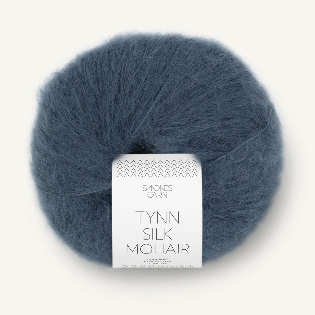 Sandnes Garn Tynn Silk Mohair dyb blå [6081]
