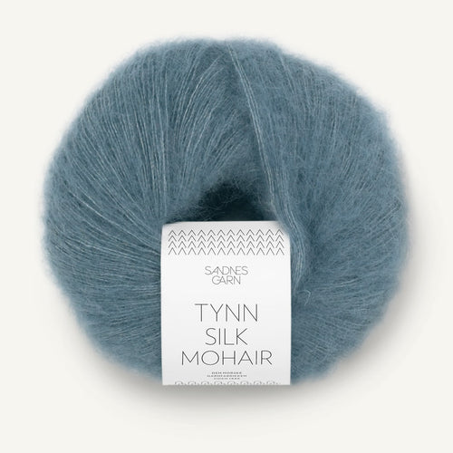 Sandnes Garn Tynn Silk Mohair isblå [6552]