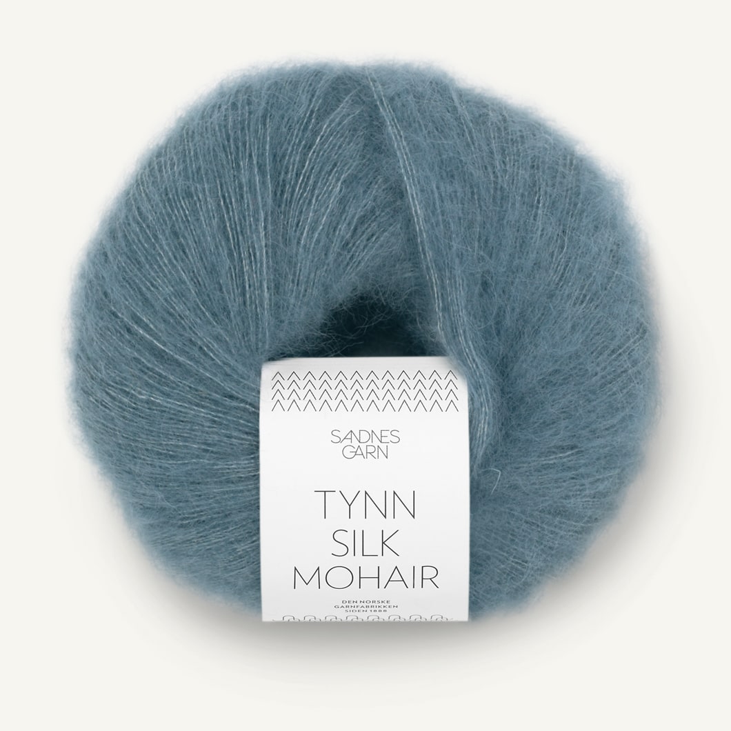 Sandnes Garn Tynn Silk Mohair isblå [6552]