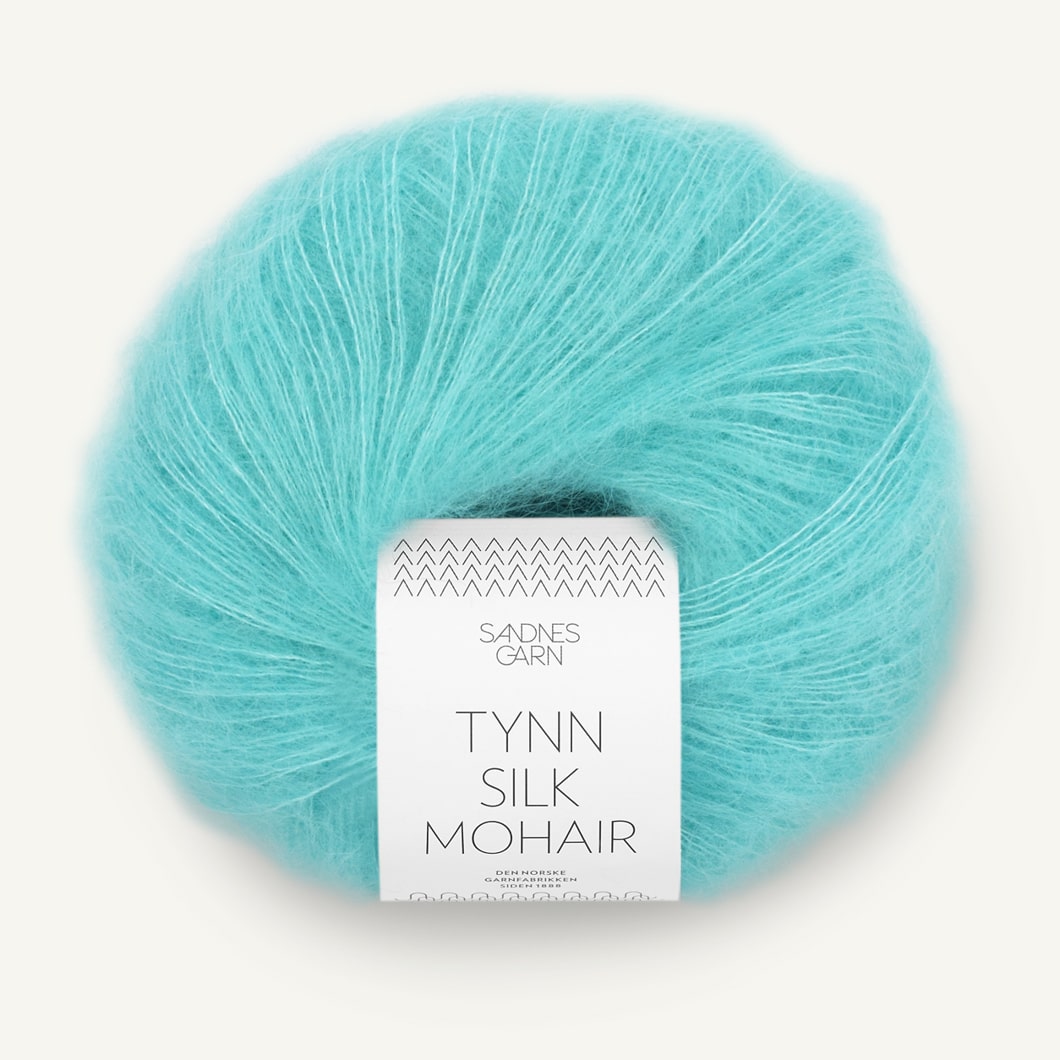 Sandnes Garn Tynn Silk Mohair blå turkis [7213]