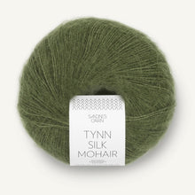 Indlæs billede til gallerivisning Sandnes Garn Tynn Silk Mohair olivengrøn [9062]
