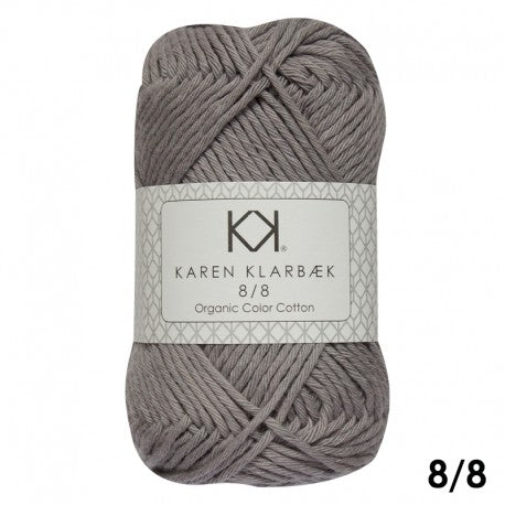 Karen Klarbæk Økologisk Bomuld 8/8 frost grey [1015]