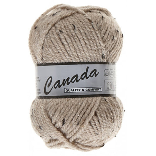 Lammy Yarns Canada Tweed beige/brun [410]