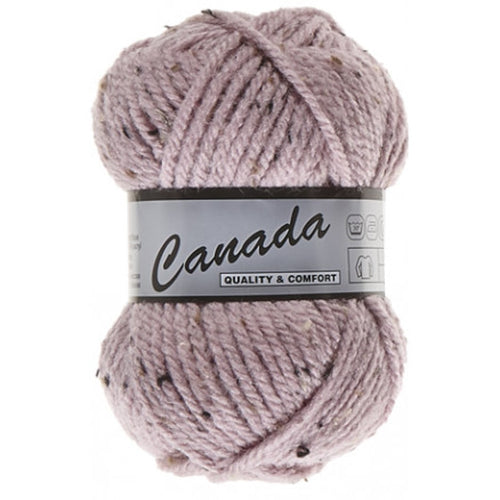 Lammy Yarns  Canada Tweed lyserød/brun [0475]