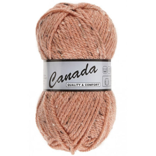 Lammy Yarns Canada Tweed fersken/natur/brun [480]