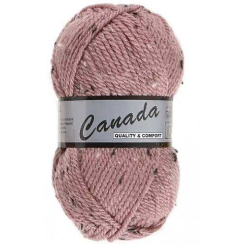 Lammy Yarns Canada Tweed rosa/natur/brun [485]